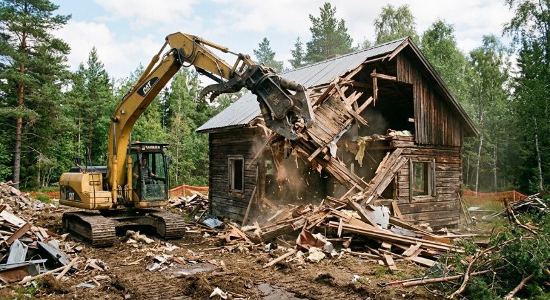 Cabin Demolition in Houston, TX