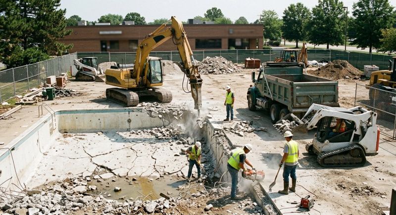 Commercial Pool Removal in Katy, TX