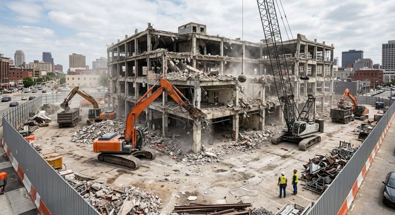 Commercial Site Demolition in Katy, TX