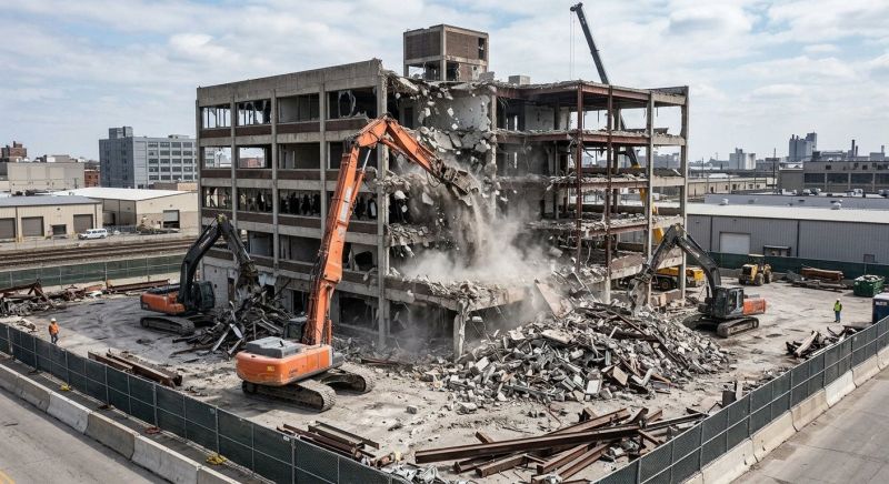 Factory Demolition in Katy, TX