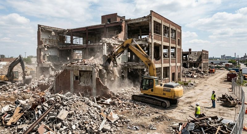 Industrial Demolition in Bergen County, NJ