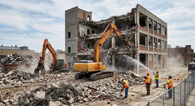 Industrial Demolition in Houston, TX