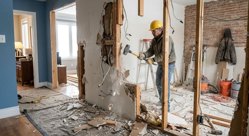 Interior Wall Demolition in Frederick, MD