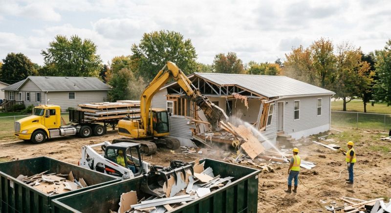 Modular Home Demolition in Katy, TX