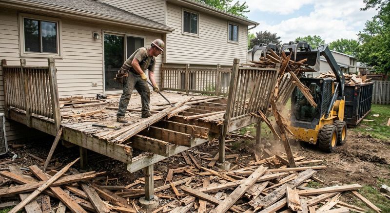 Pool Deck Demolition in Bergen County, NJ