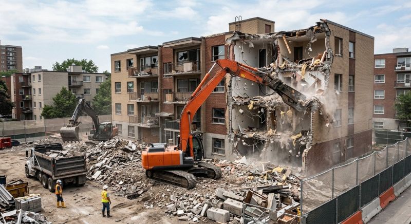 Apartment Demolition in Katy, TX