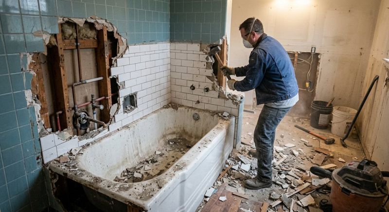 Bathtub Demolition in Sacramento, CA