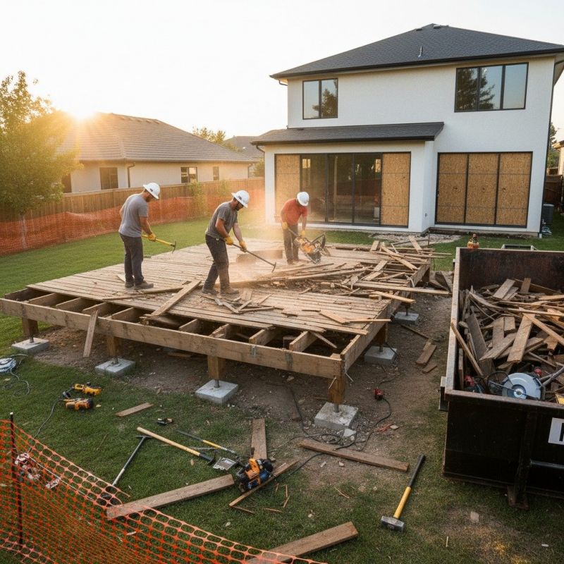 Carport Demolition in Bergen County, NJ