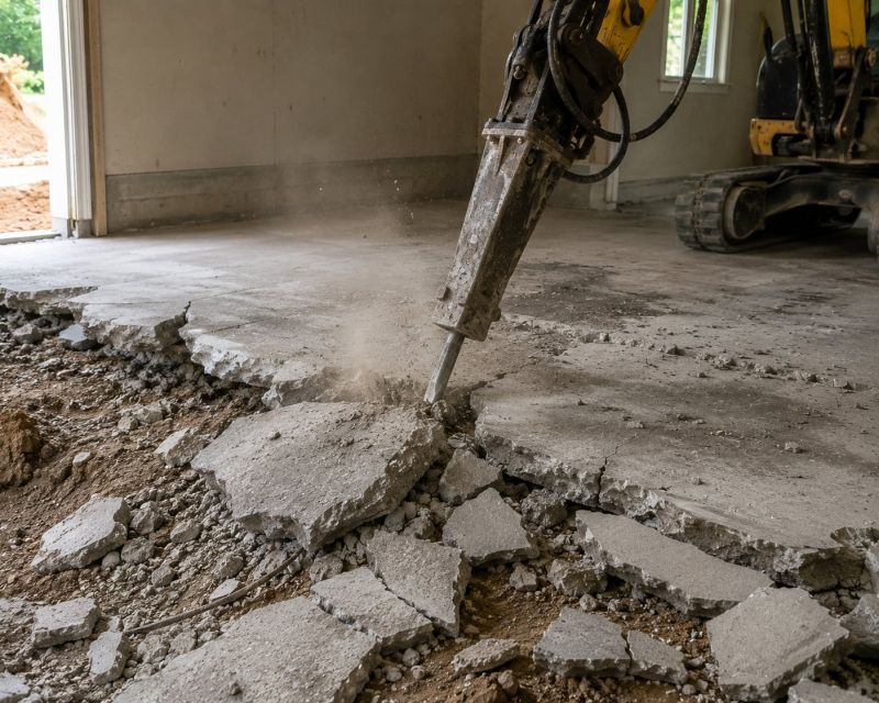 Cement Demolition in Sacramento, CA