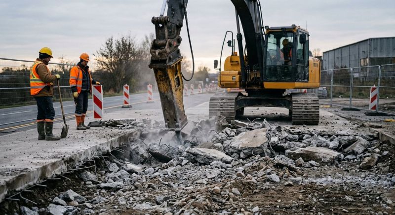 Concrete Breaking Service in Bergen County, NJ