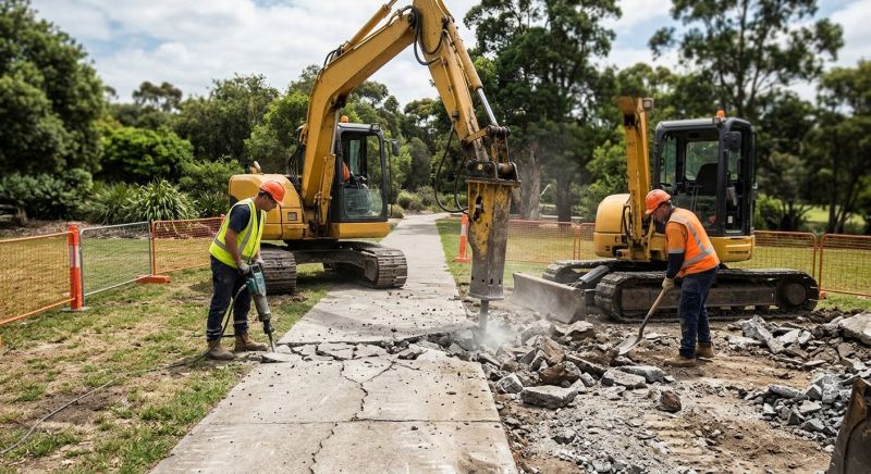 Concrete Pathway Removal in Sacramento, CA