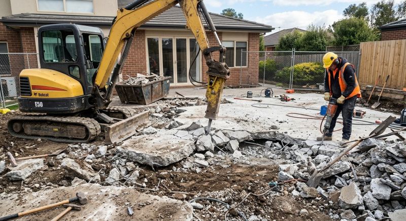 Concrete Patio Demolition in Bergen County, NJ