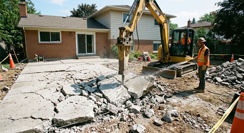 Concrete Pavement Demolition in Sacramento, CA