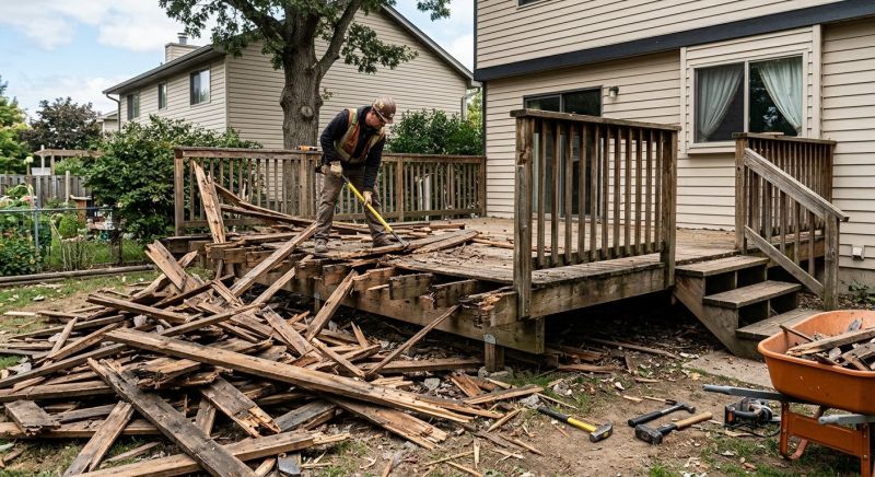 Deck Demolition Service in Bergen County, NJ