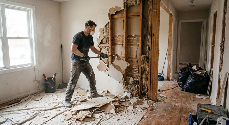 Drywall Removal in Sacramento, CA