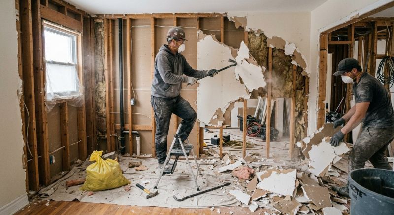 Drywall Removal in Bergen County, NJ