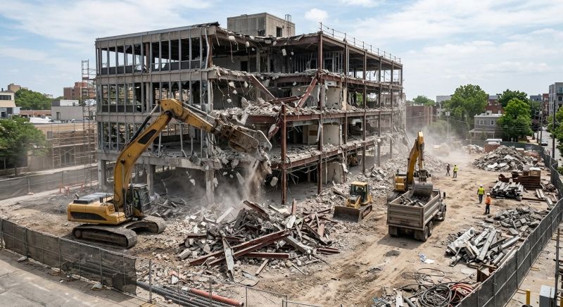 Factory Demolition in Sacramento, CA