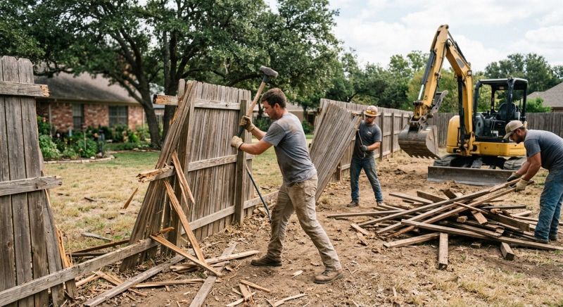 Fence Demolition in Sacramento, CA