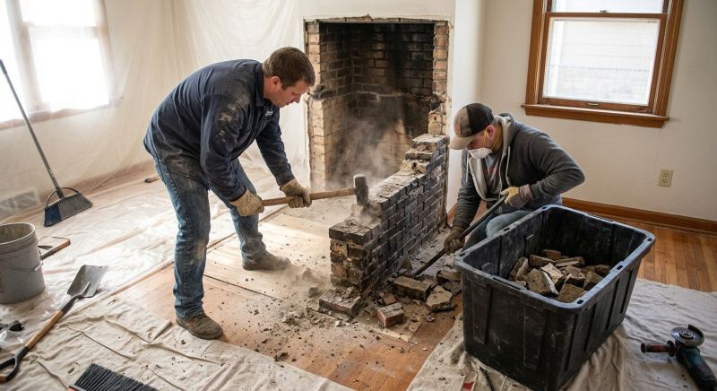 Hearth Removal in Bergen County, NJ