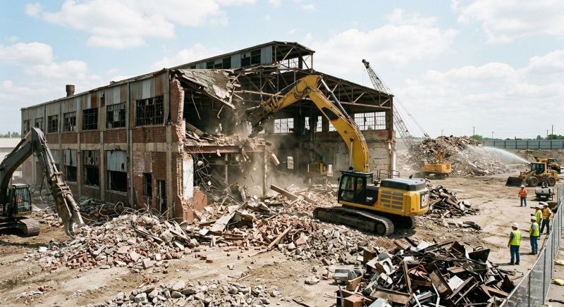 Industrial Demolition in Sacramento, CA
