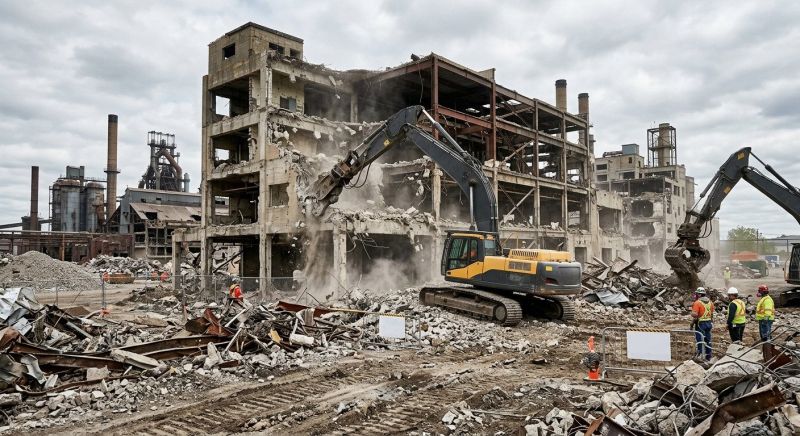 Industrial Demolition in Katy, TX
