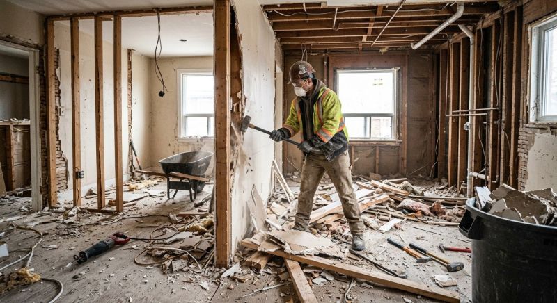 Interior Renovation Demolition in Bergen County, NJ