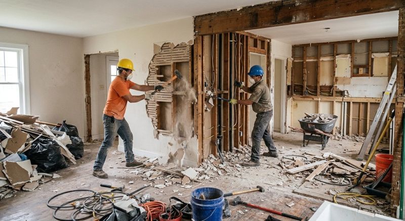 Interior Wall Demolition in Bergen County, NJ