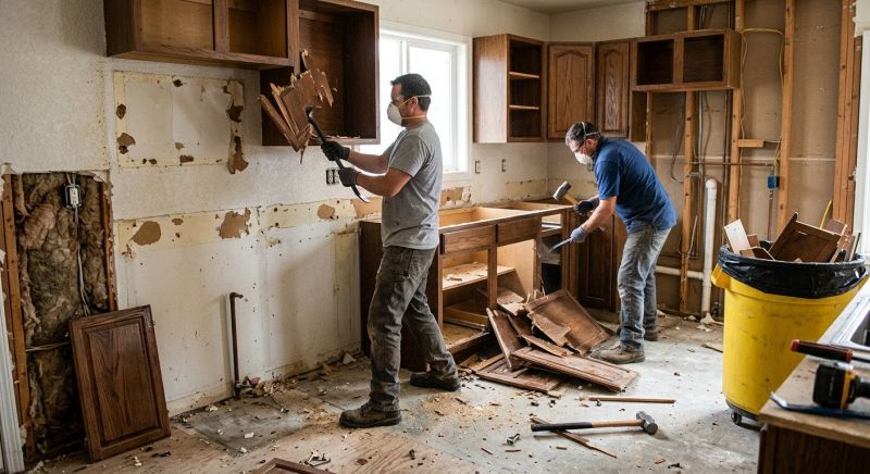 Kitchen Cabinet Demolition in Sacramento, CA