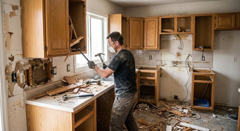 Kitchen Demolition in Sacramento, CA