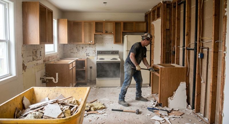 Kitchen Demolition in Frederick, MD