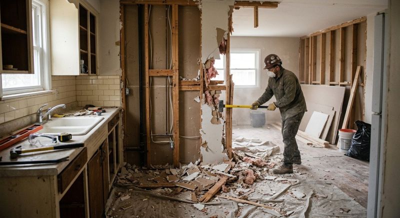 Kitchen Demolition in Bergen County, NJ