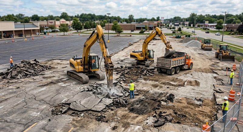 Parking Lot Removal in Bergen County, NJ