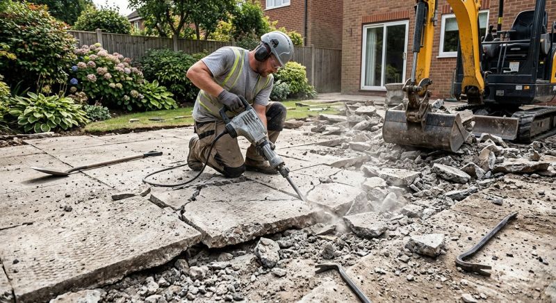 Patio Demolition Service in Sacramento, CA