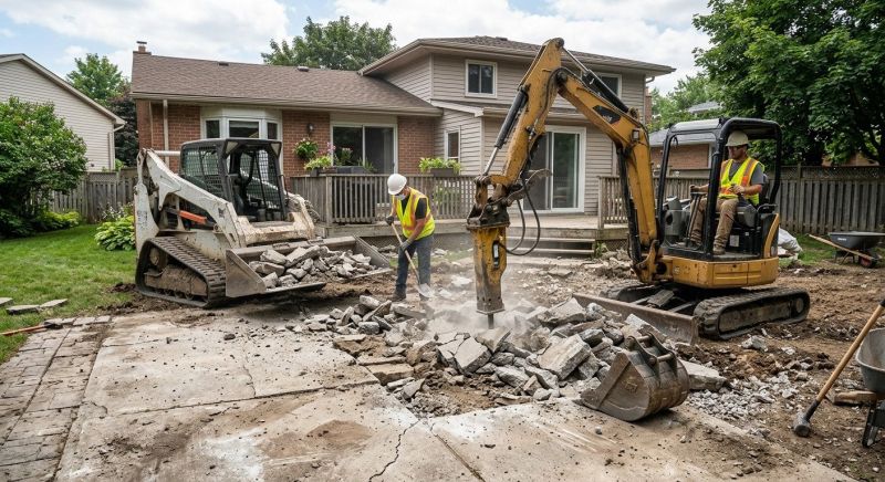 Patio Demolition Service in Sacramento, CA