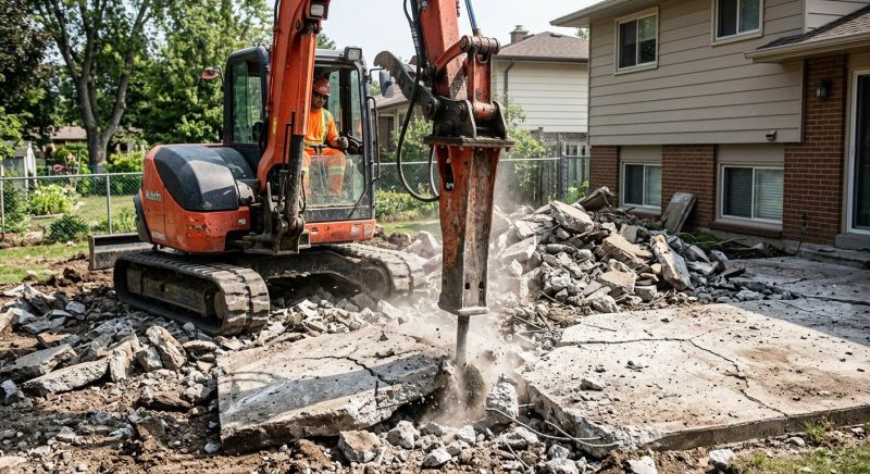 Patio Demolition Service in Sacramento, CA