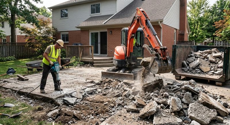 Patio Demolition Service in Bergen County, NJ