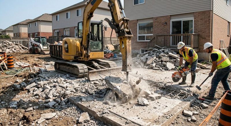 Patio Slab Demolition in Sacramento, CA