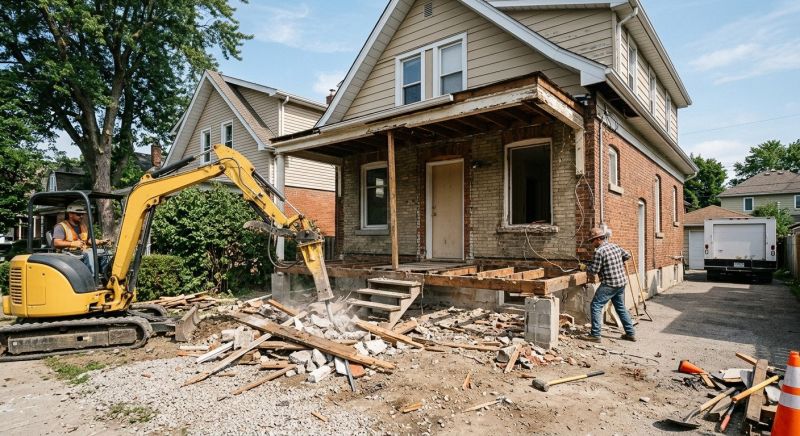 Porch Demolition in Sacramento, CA