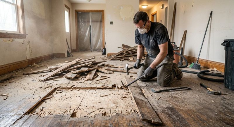 Subfloor Demolition in Frederick, MD