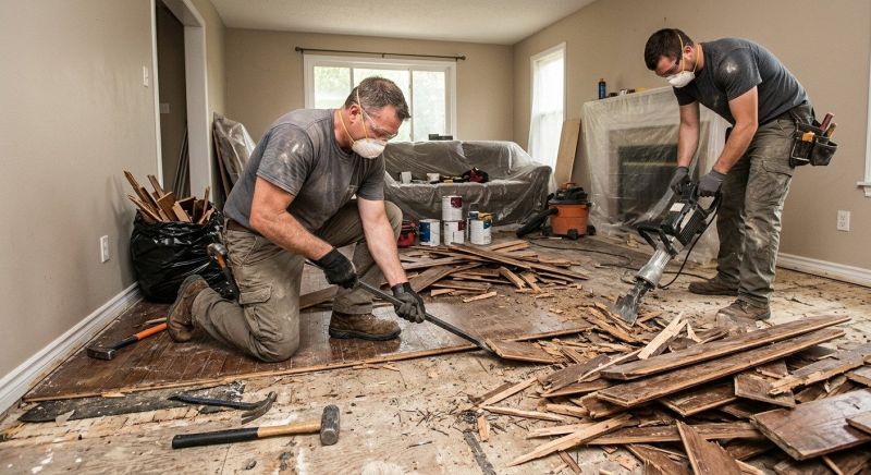 Subfloor Demolition in Sacramento, CA