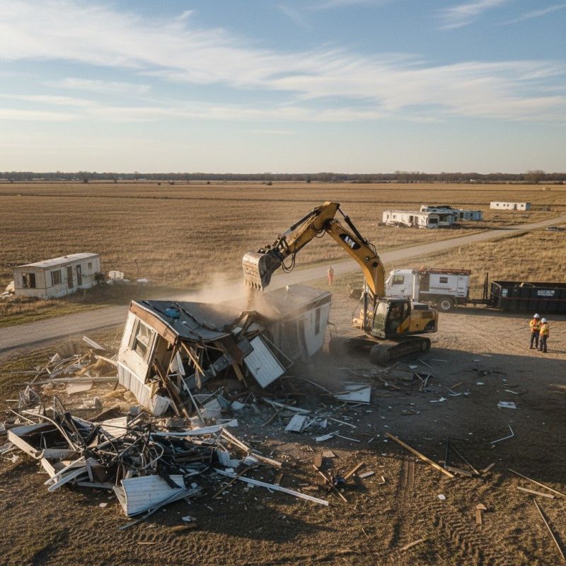 Trailer Home Demolition in Bergen County, NJ