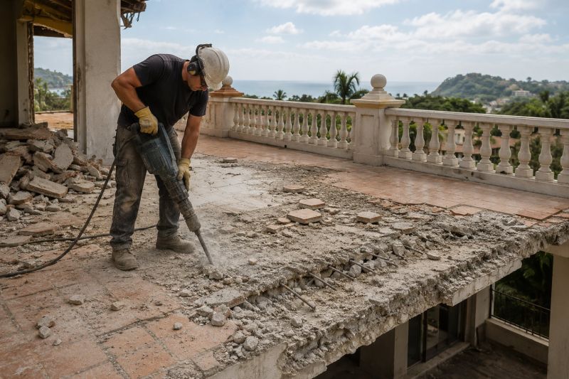 Walkway Demolition in Bergen County, NJ